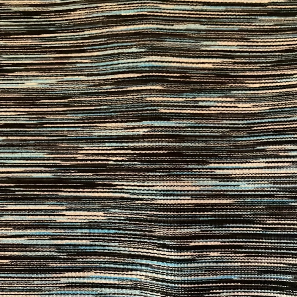 Zella Blue White and Black Stripped Legging - Picture 2 of 3